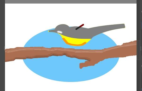 11. ドラッグ開始点と終了点の間が暗くなる