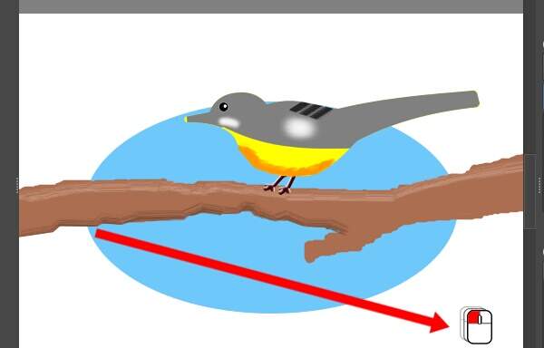 6. 囲み線の形状の対角線でドラッグ