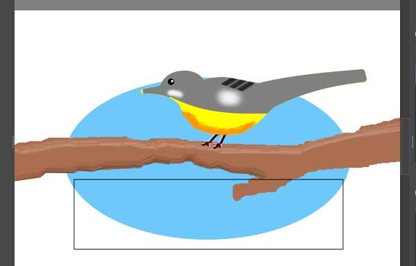 7. 矩形が描画される