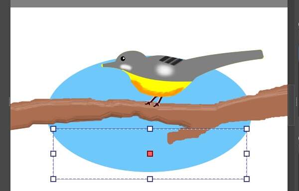 12. 囲み線のシェイプを選択する