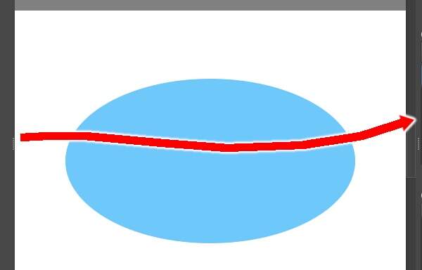 7. 枝の形状の輪郭線を引く